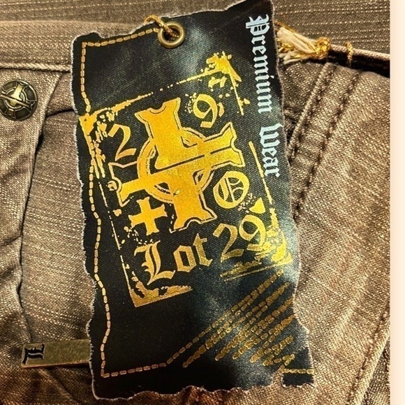 Lot 29 Sand Brown Denim Bootcut Jeans Junior’s Size 7 - Picture 6 of 6